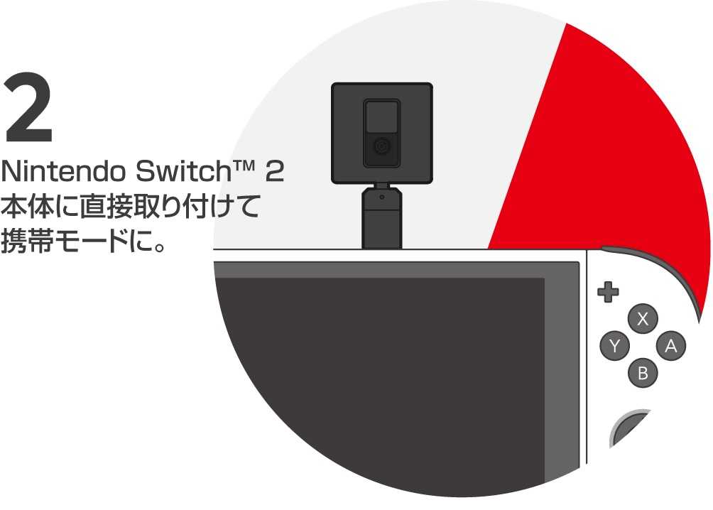 [哈Game族]Nintendo NS2 HORI USB攝影機 NSX-023 六月份發售 手持、電視、桌面模式使用
