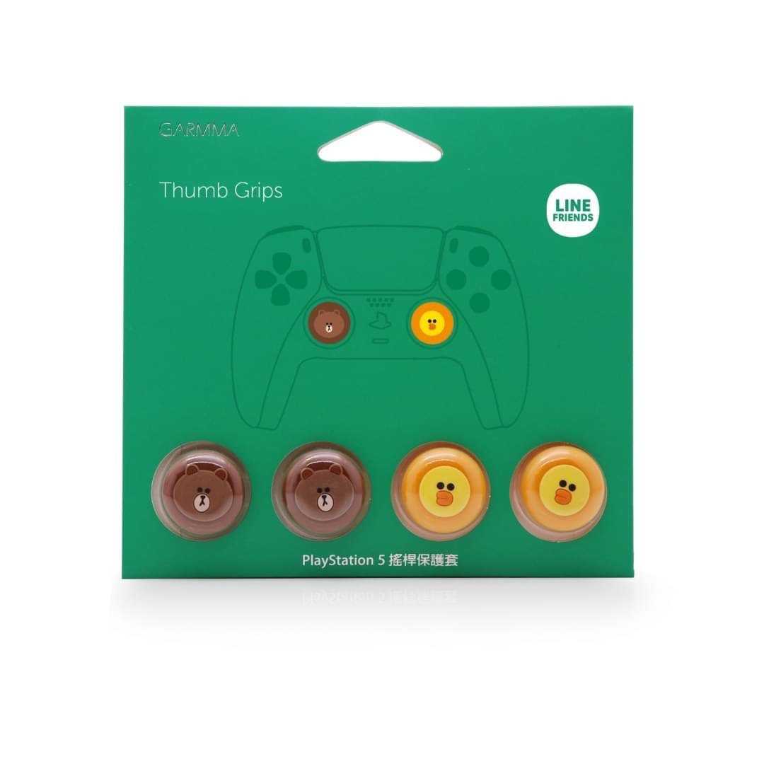 [哈Game族]GARMMA LINE 熊大/莎莉 PS5/XBS/Switch PRO控制器 蘑菇頭套 手把類比搖桿套