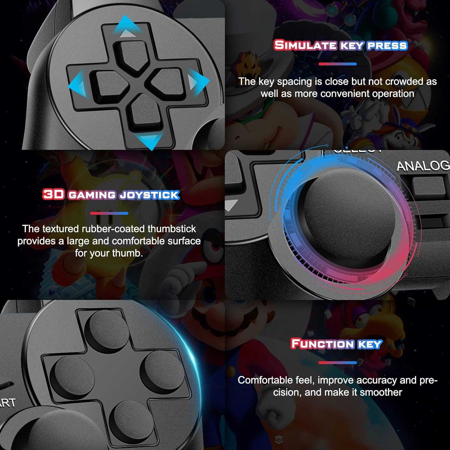 PS2主機 有線控制器 PS2 震動手柄 PS2手把 PS2有線手把 控制器 橡膠塗層拇指棒具有紋理【副廠裸裝全新商品】