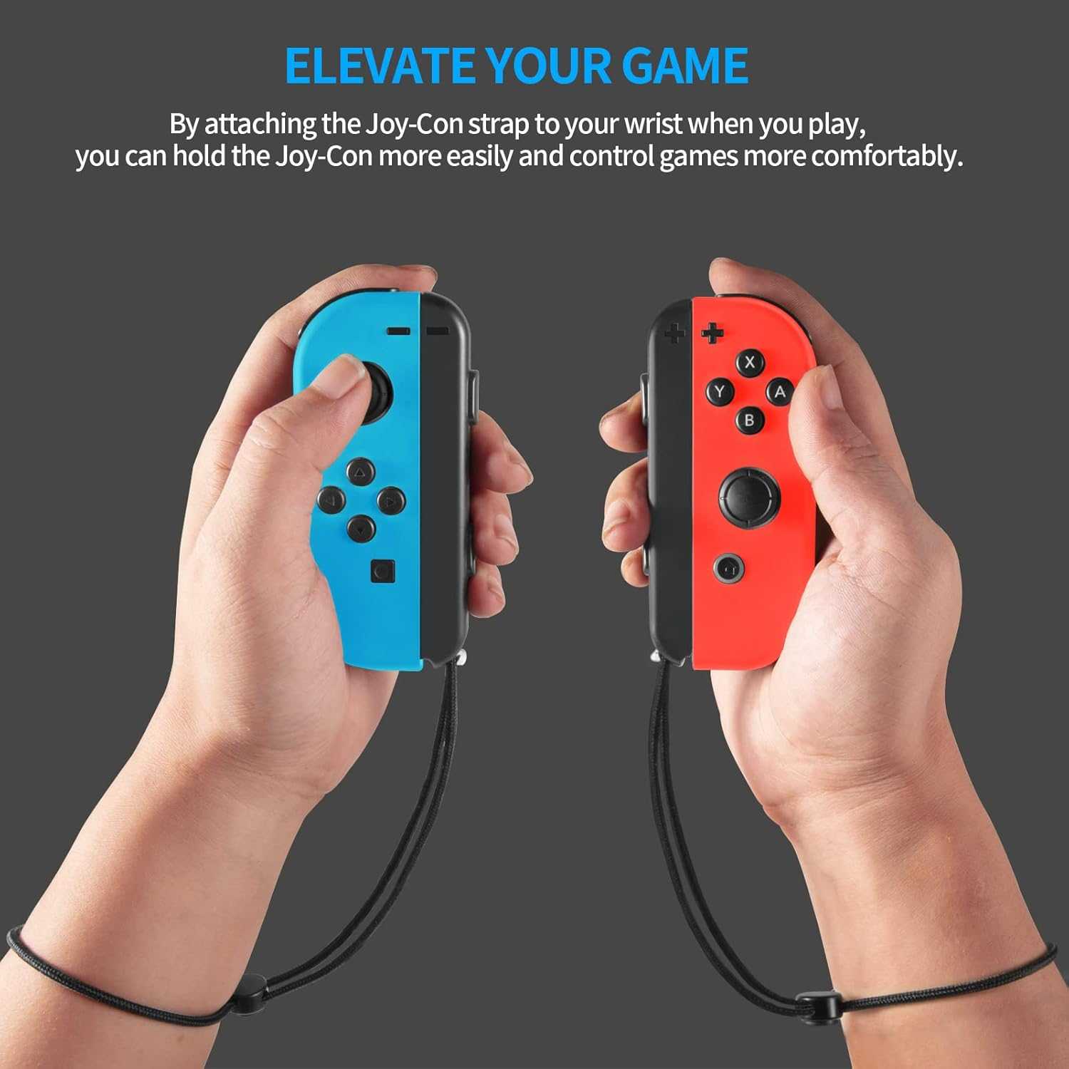 [哈Game族]Switch Joy-con 腕帶 JC 手腕帶 掛繩 手掛繩 手把繩 掛繩替換零件配件【單個/兩入裝】