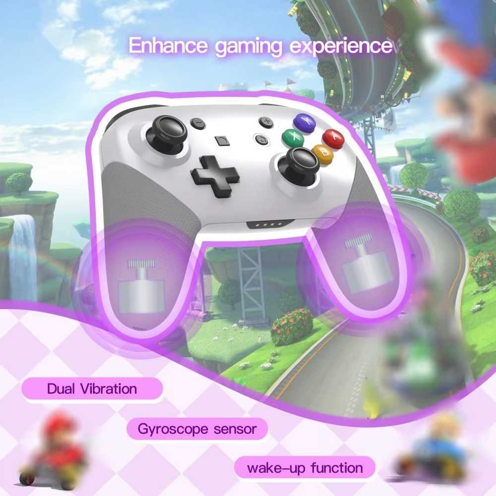 JYS NS237 迷你無線藍芽手把 專業遊戲控制器 Switch/Steam Deck/PC適用 一鍵喚醒/NFC功能