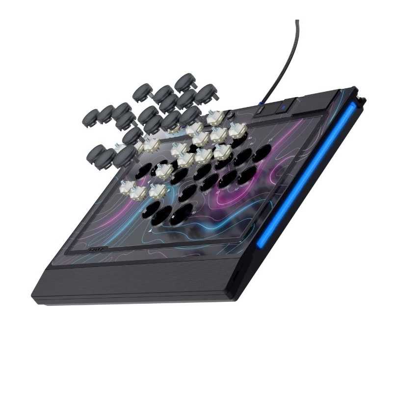 QANBA 拳霸 藍寶石S1 全按鍵街機搖桿 櫻桃軸機械式Hitbox 支援PS5/PS4/PC SONY官方授權