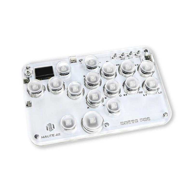 HAUTE 42 Haute Pad PLUS G16 hitbox 迷你街機格鬥鍵盤 16鍵 可自訂RGB和Turbo