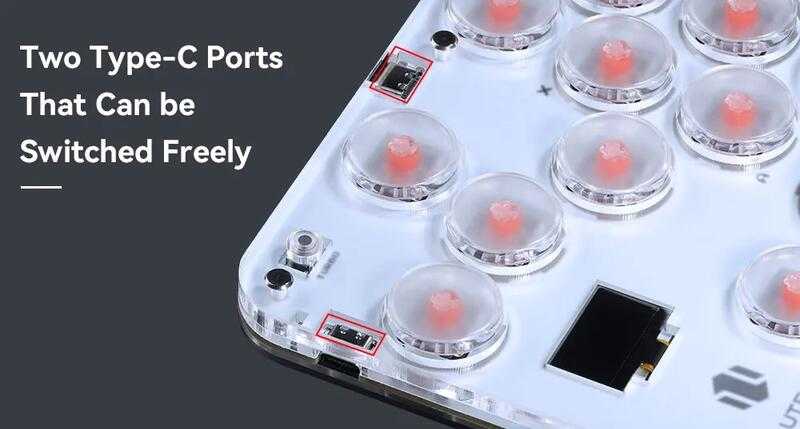 HAUTE 42 Haute Pad S16 hitbox 迷你街機格鬥鍵盤 16鍵 自訂 RGB 和 Turbo 功能