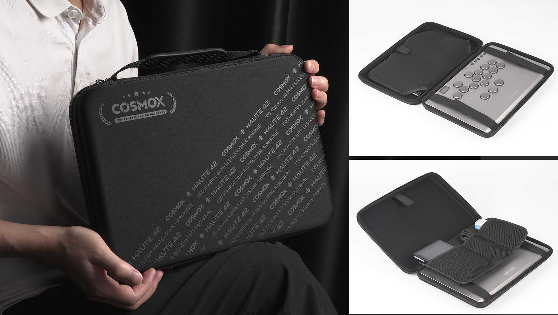 [哈Game族]Haute42 Hitbox 無桿控制器保護便攜包 Haute42 控制器收納包 手提旅行手提包 硬殼