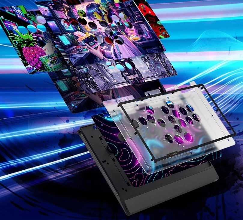 QANBA 拳霸 藍寶石S1 全按鍵街機搖桿 櫻桃軸機械式Hitbox 支援PS5/PS4/PC SONY官方授權