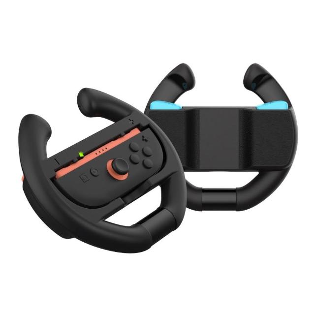 [哈Game族]DOBE TNS-3195 NS2 Joy-Con 2 方向盤【二入裝】賽車遊戲配件 獨特造型設計