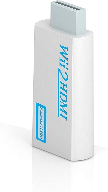 [哈Game族]Wii轉HDMI 轉換器 轉接器 1080P 連接器輸出影片 3.5mm音訊 支援所有 Wii 顯示模式