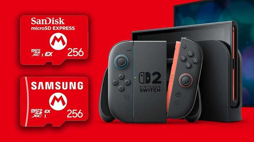Nintendo Switch 2 專用 256GB SanDisk microSD Express記憶卡 原廠終身保固