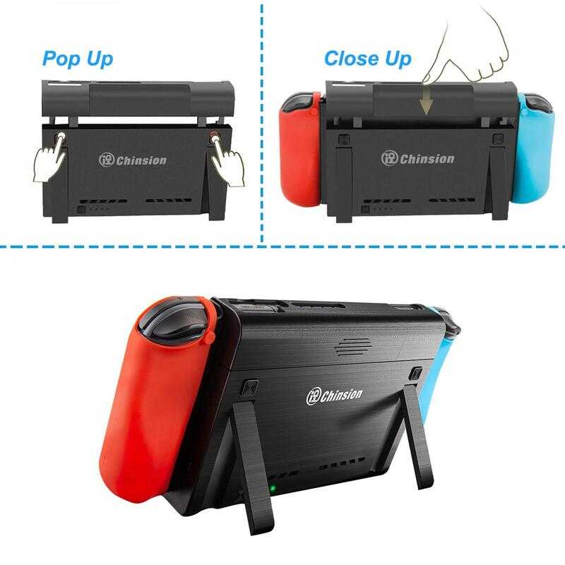 Switch CP-B007 背夾行動電源(10000mAh)適用Switch/OLED 便攜式備份擴展電池充電器