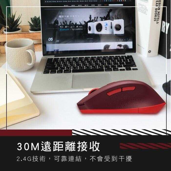 [哈Game族]耐嘉 KINYO GKM-917 2.4GHz無線靜音滑鼠 三段DPI切換 無聲按鍵 人體工學設計