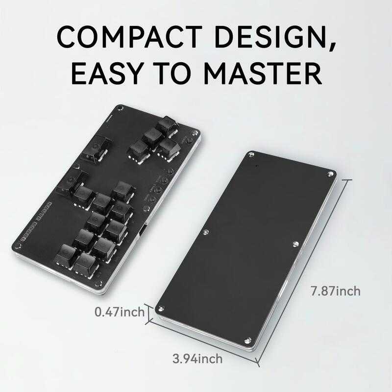 HAUTE 42 Haute Board B16 hitbox 迷你街機格鬥鍵盤 16鍵 可自訂RGB 超低\u003c1ms延遲