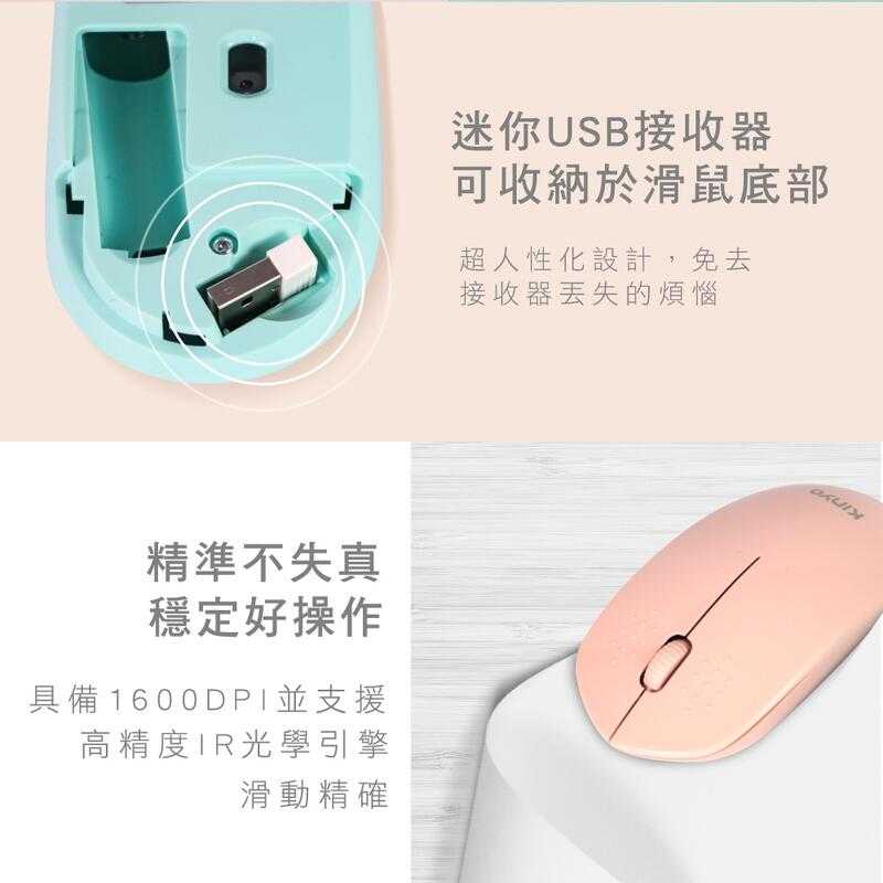 [哈Game族]耐嘉 KINYO GKM-913 2.4GHz無線靜音滑鼠 人體工學設計 智慧睡眠模式節省電力