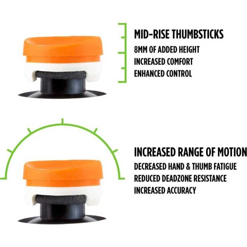 KontrolFreek RUSH PS4/PS5 競技加高搖桿帽 增強抓地力 增加舒適度 符合人體工學設計