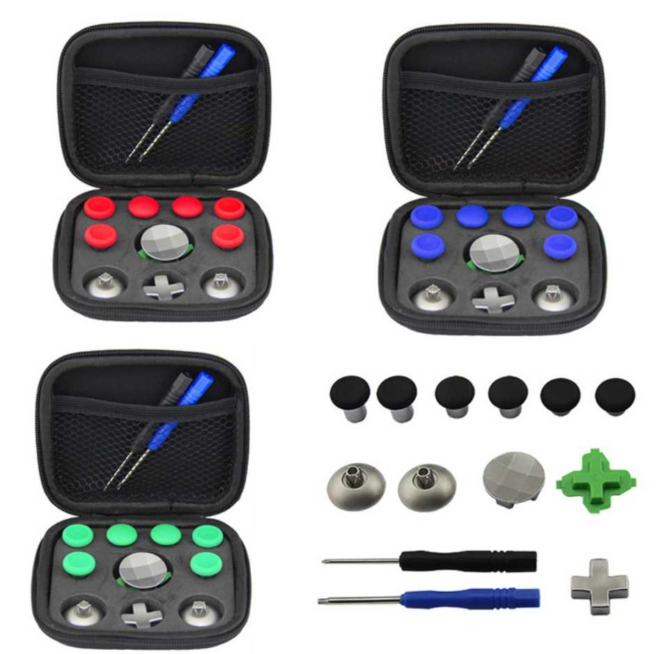 Xbox One/Xbox Series ELITE菁英手把替換維修搖桿按鍵 十字鍵套裝配件(10件式)