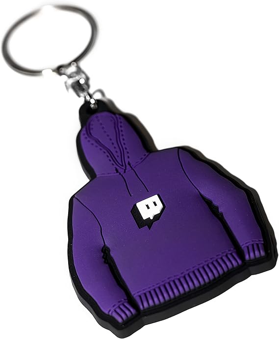 Twitch Keychain – Hoodie (White Background)