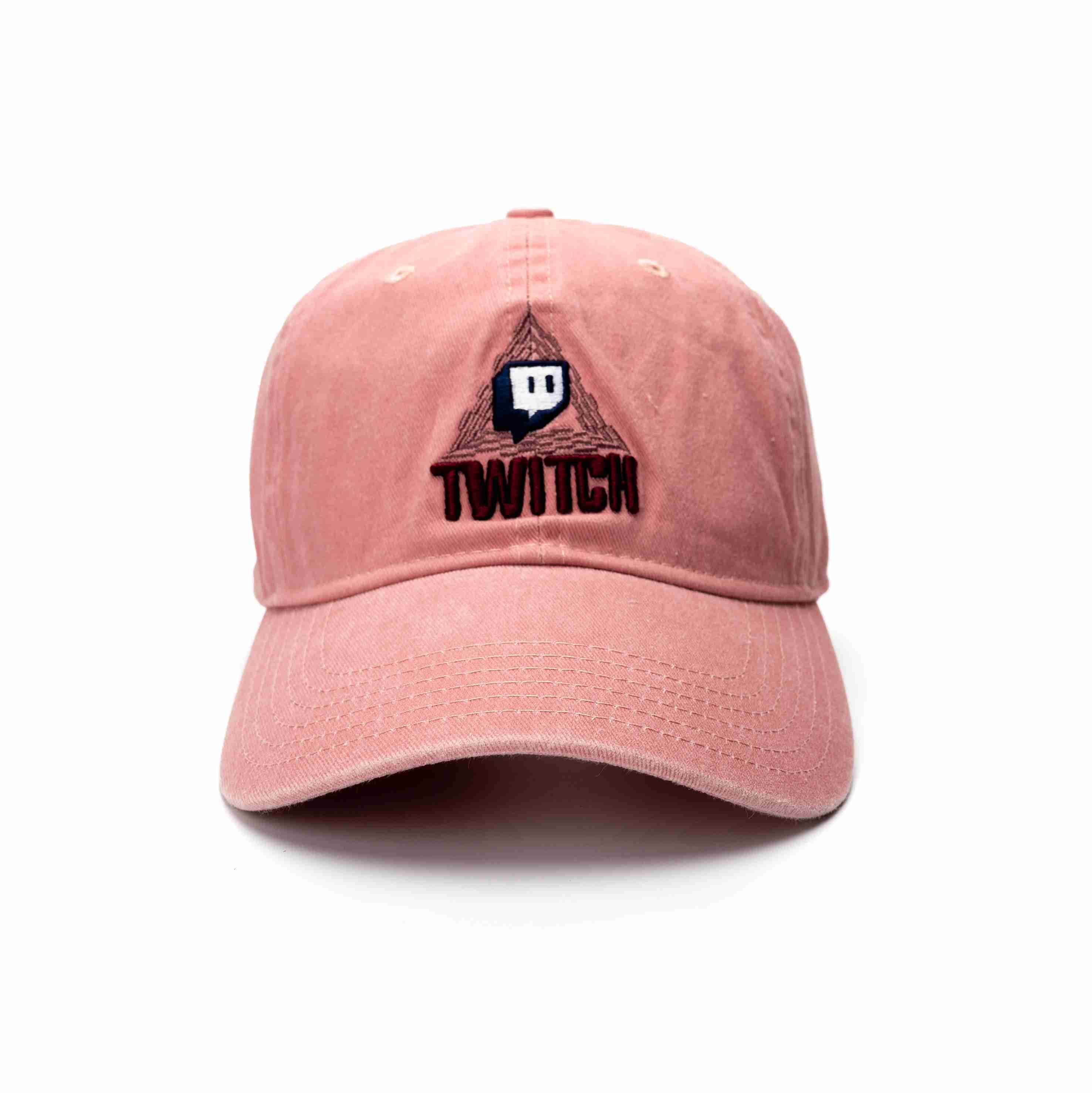 TwitchBaseballHat-Pink Twitch 棒球帽 薰衣草色