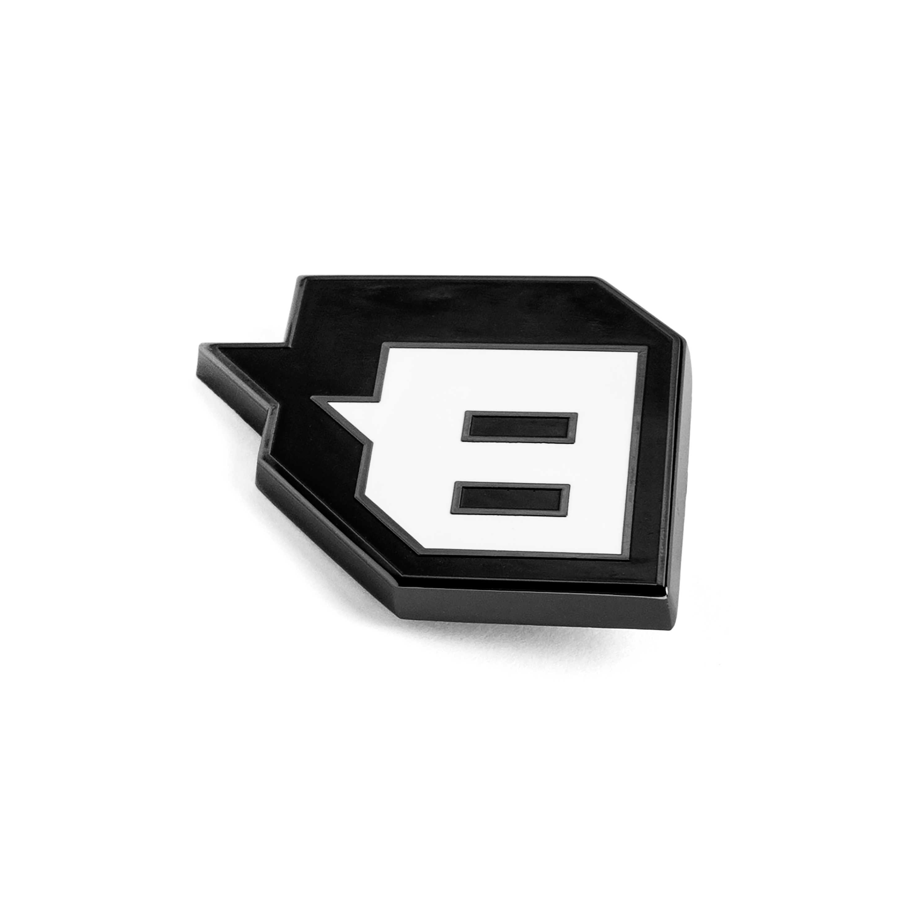 Twitch Glitch 全新標誌別針 - 黑色