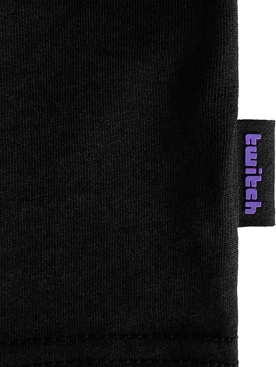 Twitch logo tee Twitch _S 標誌黑Ｔ