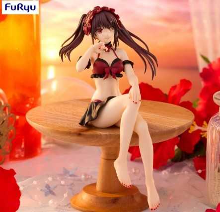 【大宇玩具】 全新 現貨 代理版 FuRyu 約會大作戰V 時崎狂三 泳衣ver. 公仔 模型 景品 泡麵蓋