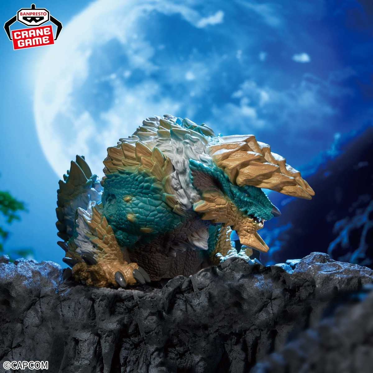 【大宇玩具】 全新 現貨 代理版 Banpresto 景品 魔物獵人 鎮座獸 雷狼龍 月下雷鳴 公仔