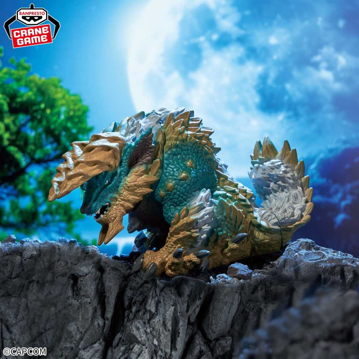 【大宇玩具】 全新 現貨 代理版 Banpresto 景品 魔物獵人 鎮座獸 雷狼龍 月下雷鳴 公仔