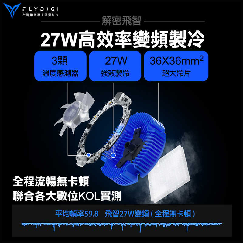 飛智 散熱器磁吸版 B7X 散熱器    手機降溫神器輔助器 半導體靜音 直播手機專用 遊戲專用 手機背夾散熱器 手機降