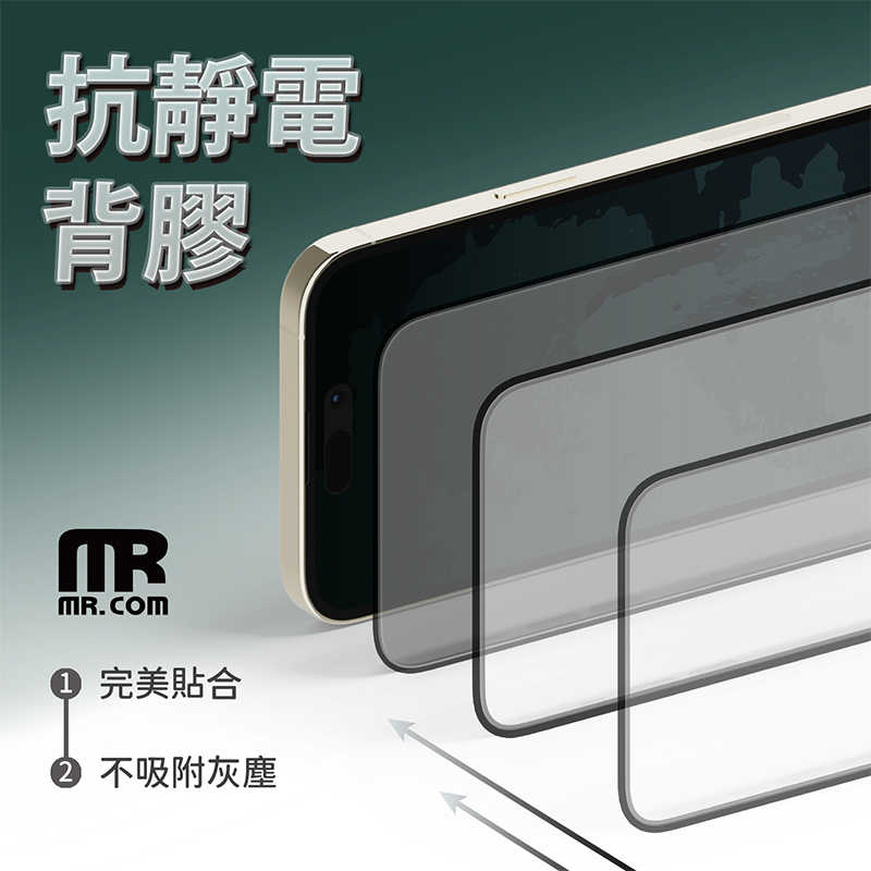 Mr.com 軍規防爆玻璃保護貼 for iPhone 16 螢幕保護貼 玻璃貼 保護貼 抗靜電背膠 防爆防摔 耐擊抗壓