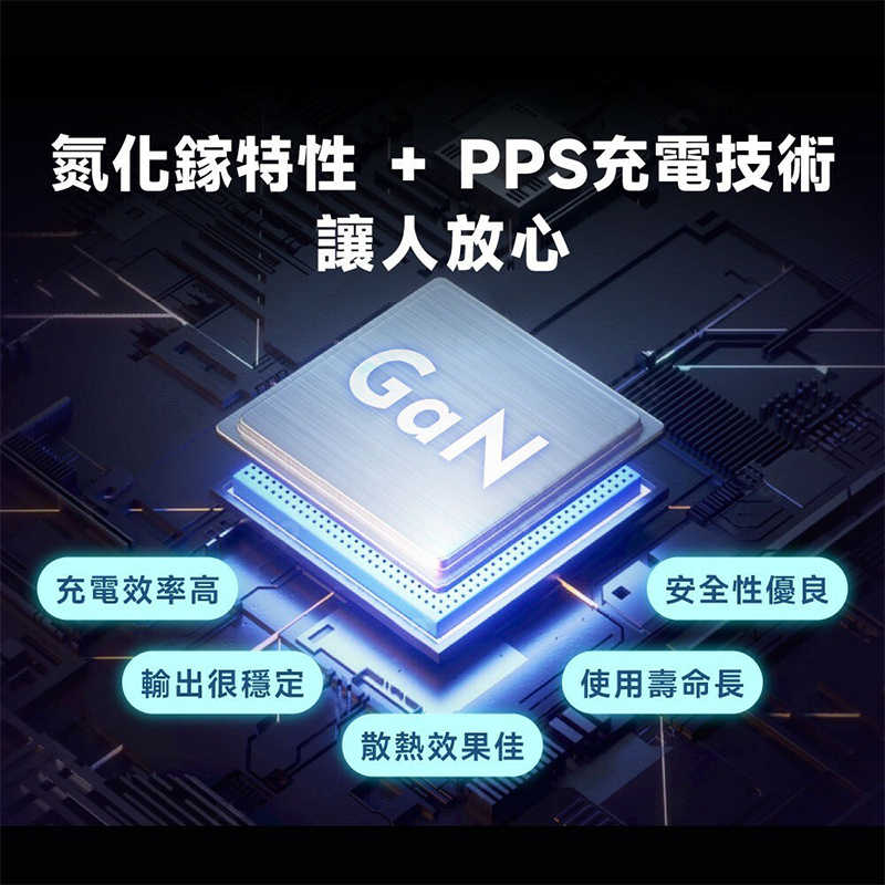 KooPin 氮化鎵 70W快速充電器（三孔）多孔充電器 旅充 氮化鎵 PD快充 快充頭 三孔 電源供應器