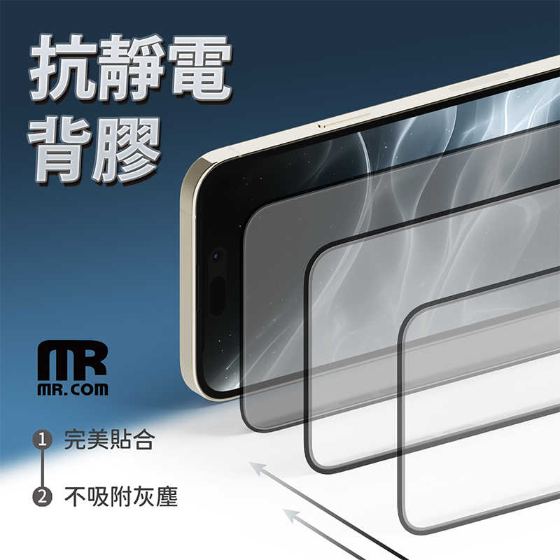 Mr.com 軍規防爆防窺玻璃保護貼 for iPhone 16 螢幕保護貼 玻璃貼 保護貼 抗靜電背膠 防爆防摔 抗壓