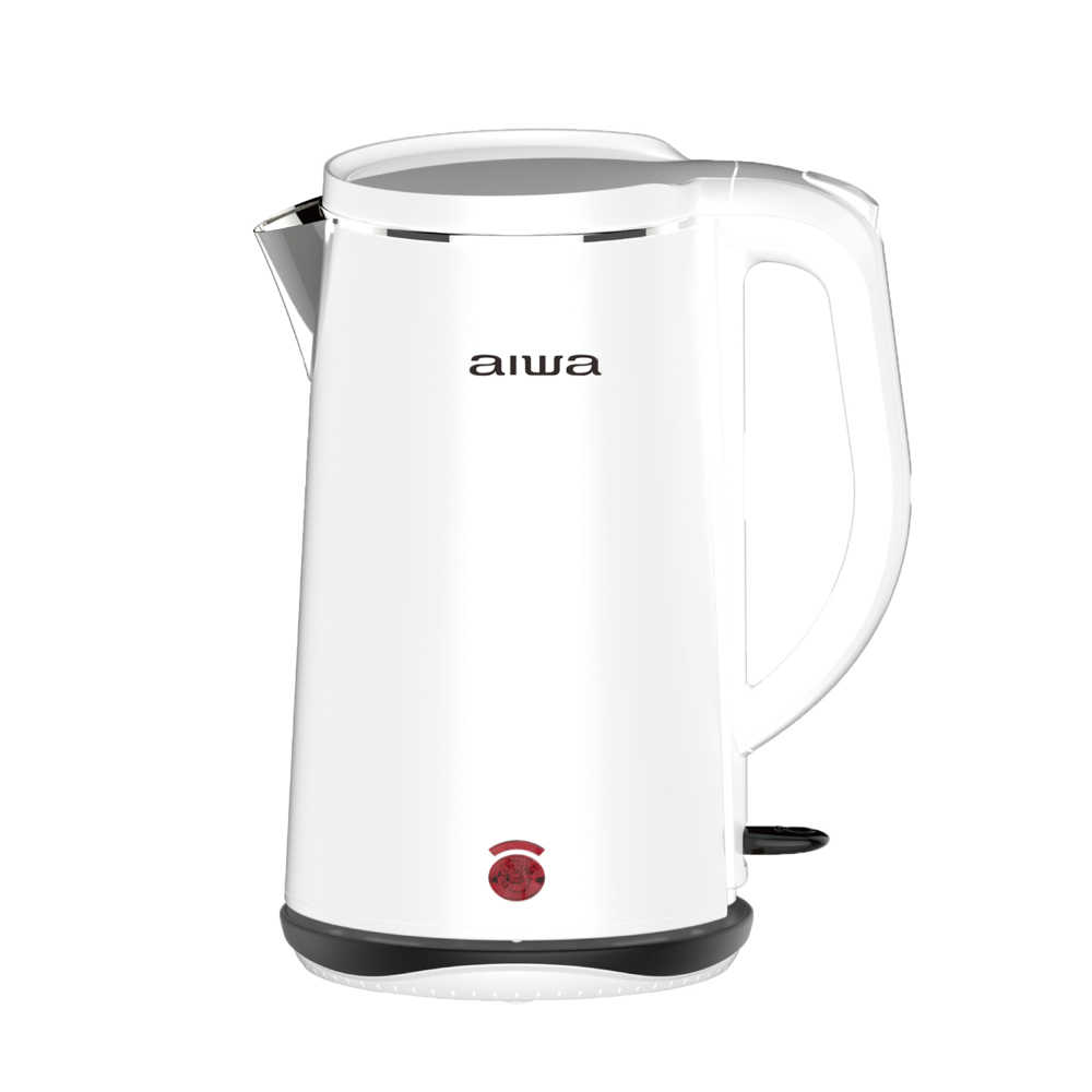 AIWA 愛華 1.8L 雙層防燙電茶壺(白色) DKS110518