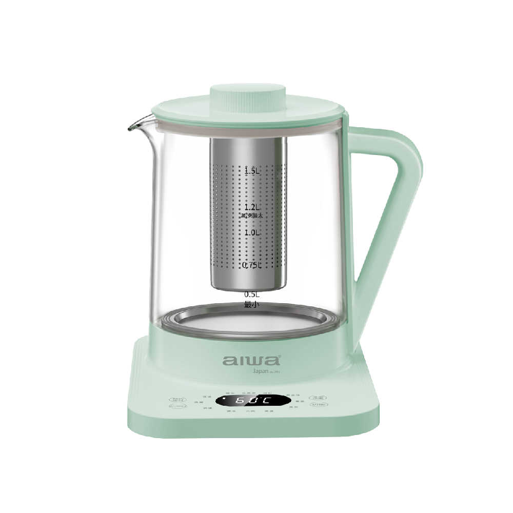 AIWA 愛華 1.5L 多功能養生壺(沐青色) AW-KC150