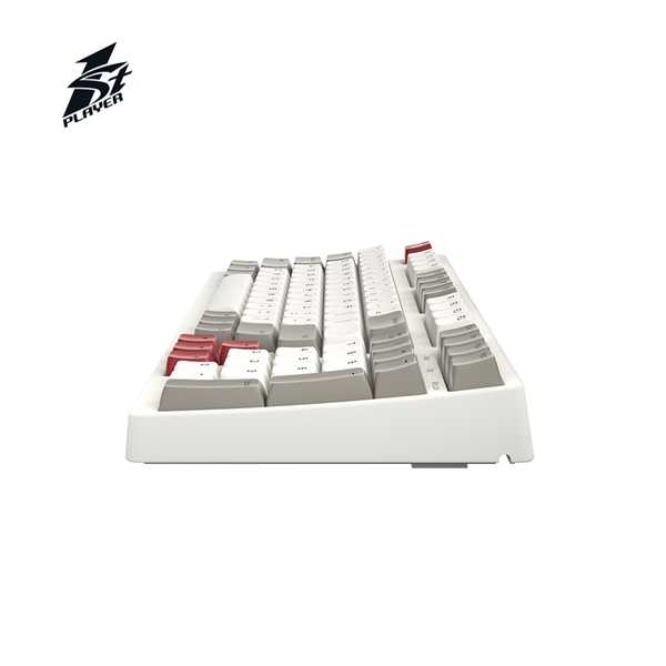 1STPLAYER首席玩家 MK980 白圭之惑 熱昇華 PBT 98鍵 青軸 紅軸 茶軸 黃軸 插拔軸 鍵盤 機械鍵盤