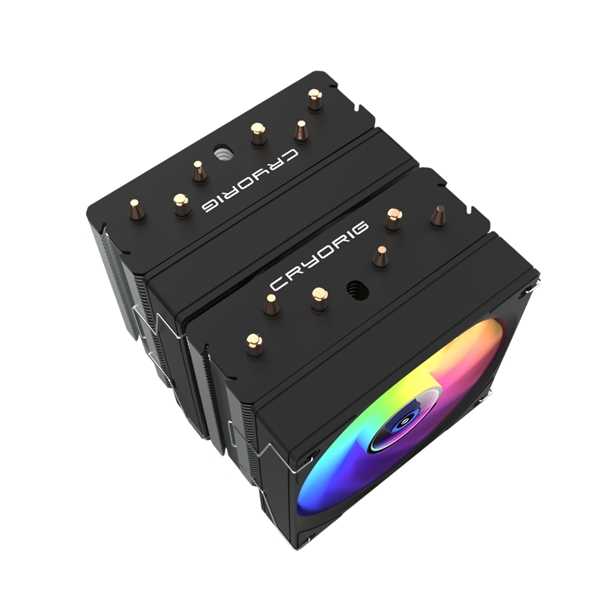 CRYORIG 快睿科技 CR601 ARGB CPU 散熱器 六熱管 AM5 LGA1851 雙風扇 雙塔散