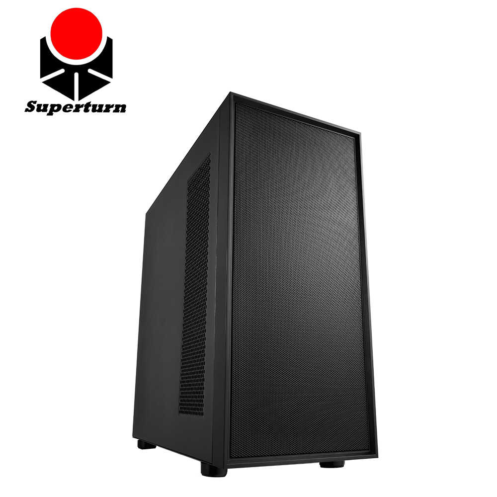 視博通 SW437 黑色 Type-C 360 水冷排 12cm 風扇 3.5” HDD 硬碟 ATX 電腦機殼