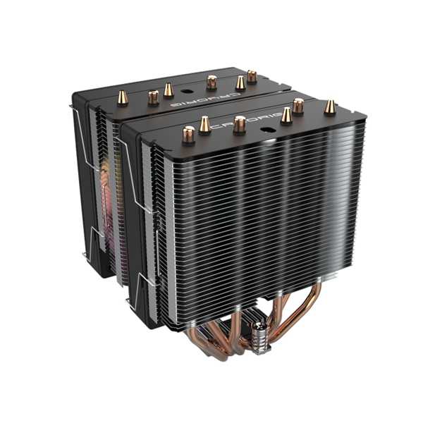 CRYORIG 快睿科技 CR601 ARGB CPU 散熱器 六熱管 AM5 LGA1851 雙風扇 雙塔散
