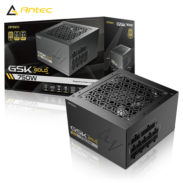 Antec 安鈦克 GSK750 750W ATX3.1 PCIe 5.1 金牌 全模組 7年保 電源供應器