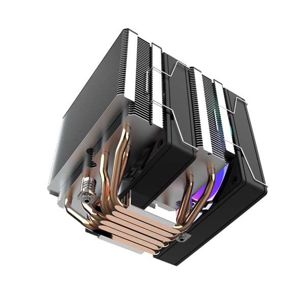 CRYORIG 快睿科技 CR601 ARGB CPU 散熱器 六熱管 AM5 LGA1851 雙風扇 雙塔散