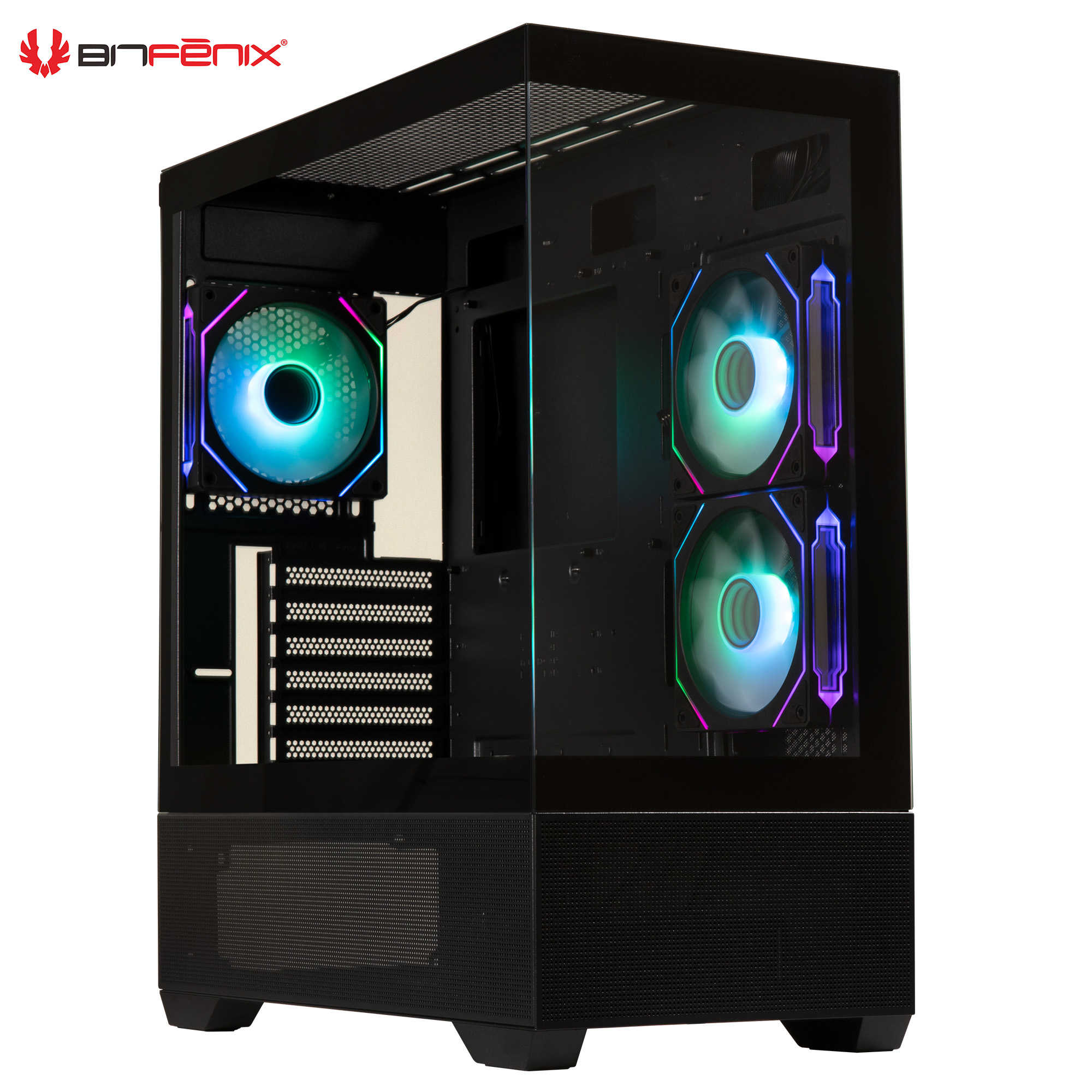 BitFenix 火鳥科技 CETO BASIC 白色 Type-C 360 水冷排 ARGB 風扇 ATX 電腦機殼