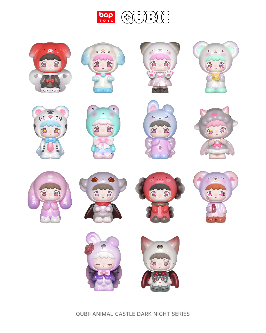 boptoys QUBII秋比的動物城堡系列盲袋 (3入) 官方正品