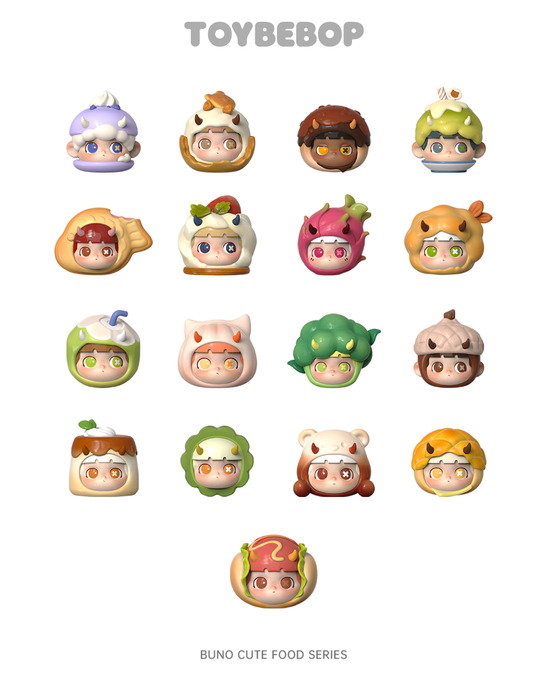 boptoys BUNO萌萌小食仔系列 小盲盒 官方正品
