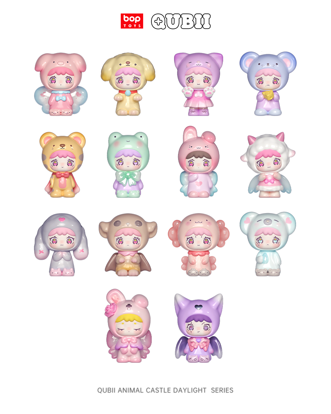 boptoys QUBII秋比的動物城堡系列盲袋 (3入) 官方正品