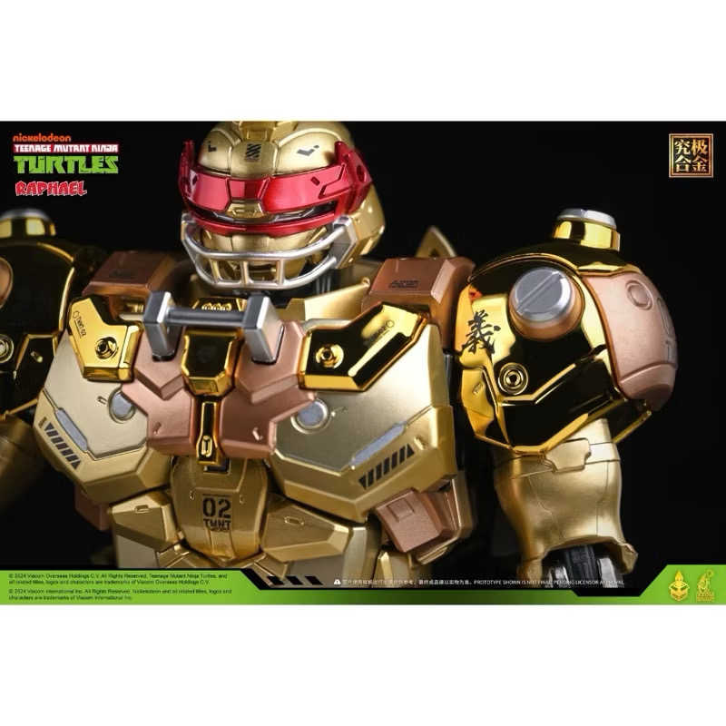 ￼現貨免等 盒優 含限量卡 正版授權 響指動漫 忍者神龜 會場限定 金色拉斐爾 電鍍金拉斐爾 金耀拉斐爾