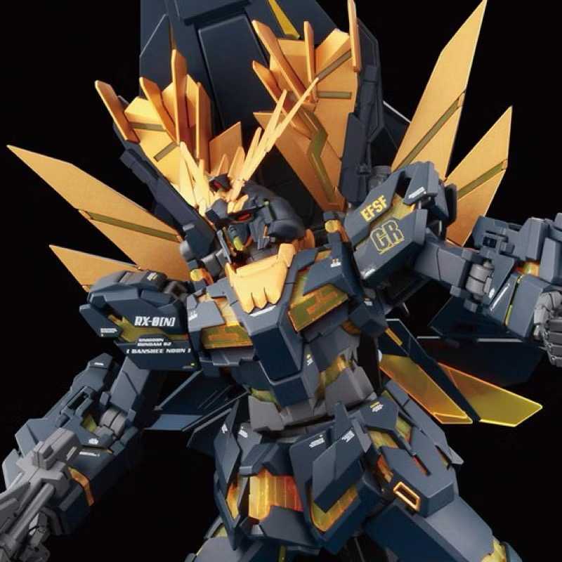 現貨 萬代日魂🇯🇵 MG 獨角獸鋼彈 2號機 諾恩命運女神 報喪女妖 命運女神型 黃框 RX-0 BANSHEE