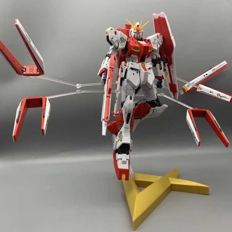 現貨 副廠 大班 6619 MG 1/100 中國限定 中國紅 雙翼版 祥雲牛鋼 卡版 卡牛