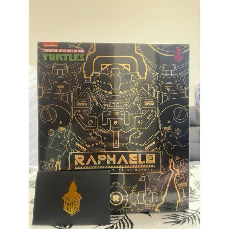 ￼現貨免等 盒優 含限量卡 正版授權 響指動漫 忍者神龜 會場限定 金色拉斐爾 電鍍金拉斐爾 金耀拉斐爾