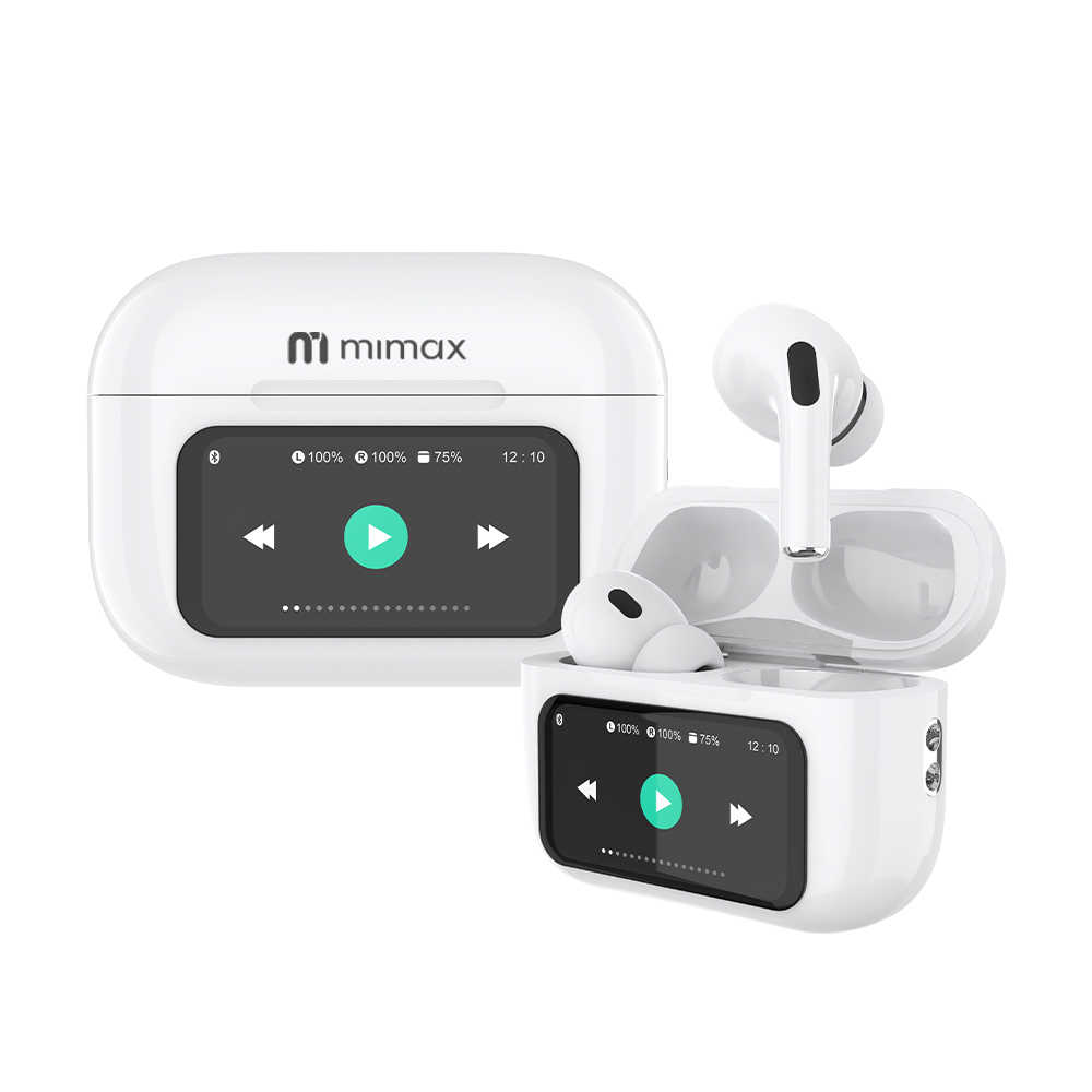 【米覓 mimax】AI降噪無線藍牙耳機 Q15 藍牙耳機 降噪耳機 耳機 LED觸控螢幕 藍牙5.3