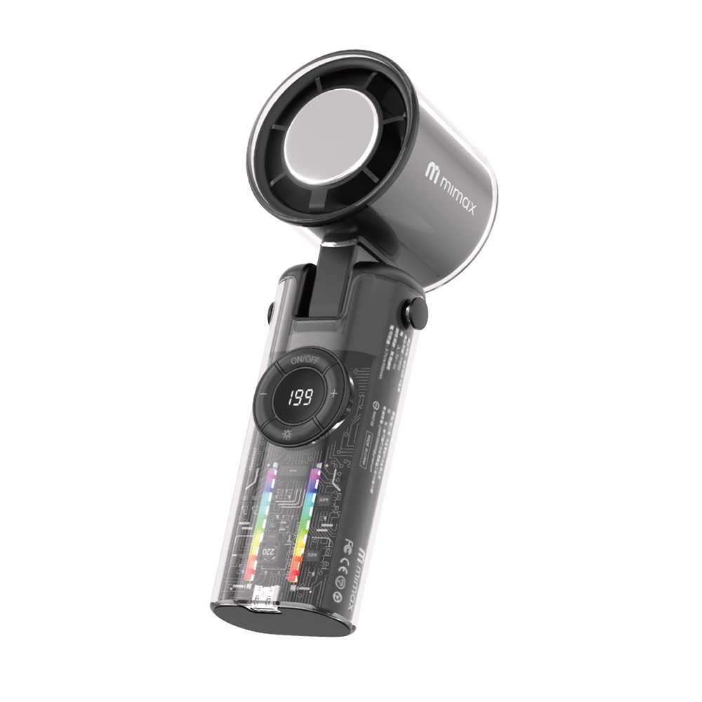 【米覓 mimax】超淨涼手持冷風扇 P3000 數顯 折疊 風扇 小風扇 隨身風扇 手持風扇 桌面風扇