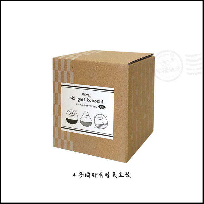 日本進口 - 日本 decole 無釉陶瓷 不倒翁 精油擴香石 (富士山款) okiagari koboshi