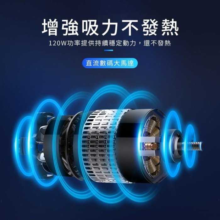 120W大功率汽車強力吸塵器 乾溼兩用 12V有線/無線USB充電 家用小型手提車載吸塵器